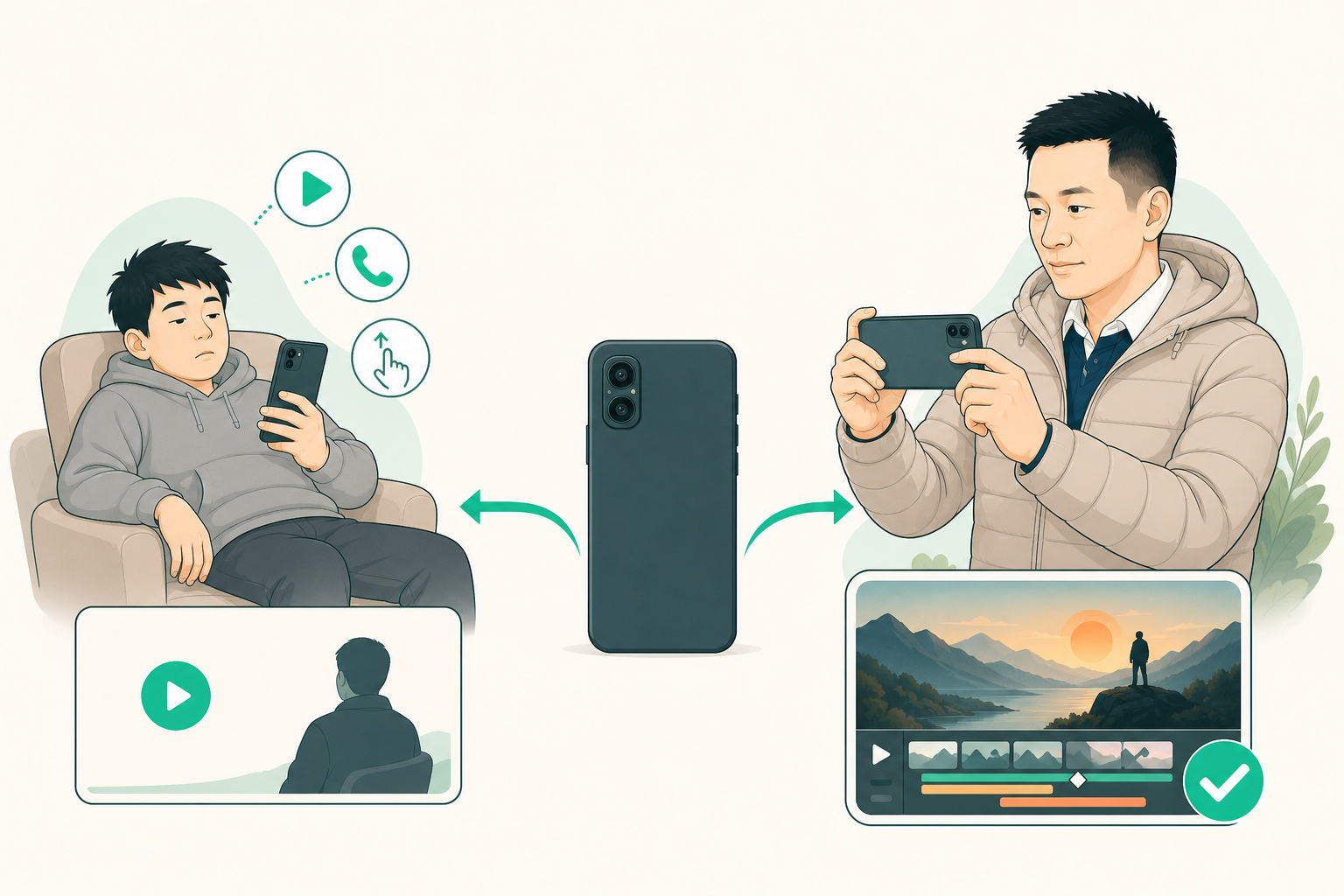 同一部手机不同的人用出完全不同的结果
